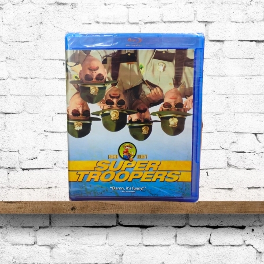 Super Troopers Blu-ray Movie Cult Comedy Broken Lizard Tested Plays Great